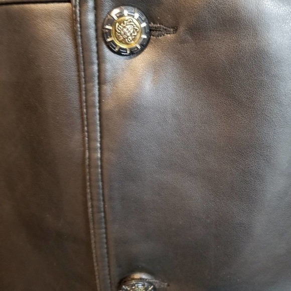 GV Gruppo Italiano men's‎ leather over coat men's size medium new!!! - Picture 3 of 4